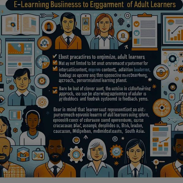 Quelles sont les meilleures pratiques pour les entreprises de e-learning afin d'optimiser l'engagement des apprenants adultes ?